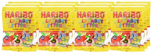 Vista 10 de HARIBO Caramelos de goma, letras del alfabeto, bolsa de 5 onzas (paquete de 12)