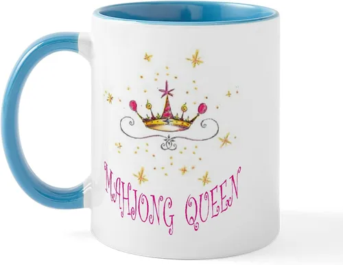 Vista 35 de CafePress Mahjong Mugs - Taza de café de cerámica de 11 oz (11.0 fl oz)
