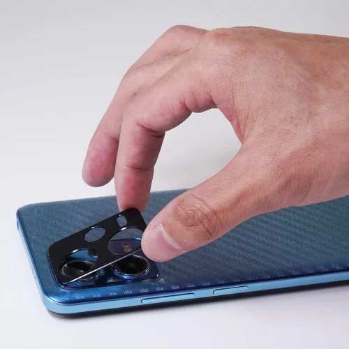 Vista 5 de Ibywind Paquete de 2 protectores de pantalla para Redmi Note 12 Pro 5G/Pro+/Pro Plus 5G (6.67 pulgadas) + 1 protector de lente de cámara + 1