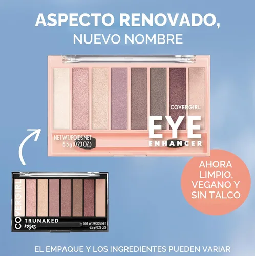 Vista 3 de COVERGIRL Paleta de Sombras de Ojos Eye Enhancer, 815 Roses (El Empaque Puede Variar)