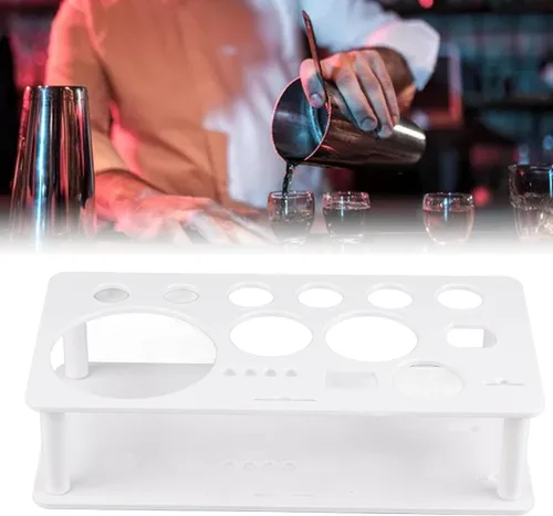 Vista 6 de Tender Kit de soporte, juego de coctelera, kit de bebida mixta para hacer bebidas mixtas, ahorro de espacio (grande)