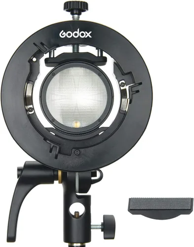 Vista 4 de Godox S2 Bowen Mount S-Type Soporte de flash para Godox V1 V860II AD200 AD200Pro AD400Pro Speedlite Strobe Flash