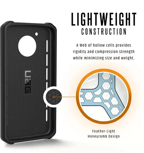 Vista 5 de UAG Motorola Moto E4 Outback - Funda para teléfono resistente a caídas militares [negra]