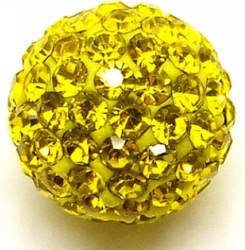 Vista 21 de RUBYCA Pave - Cuentas de arcilla de cristal checo para joyería Shamballa (20 unidades, 0.472 pulgadas, morado claro)