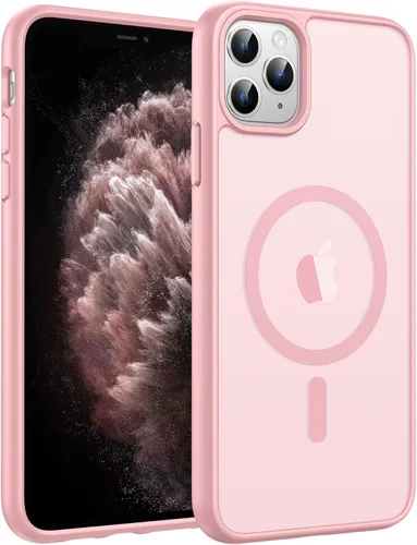 Vista 163 de FNTCASE - Funda para iPhone 16 Pro: magnética, mate, translúcida, de grado militar, protectora contra caídas, resistente, fina, duradera y a prueba
