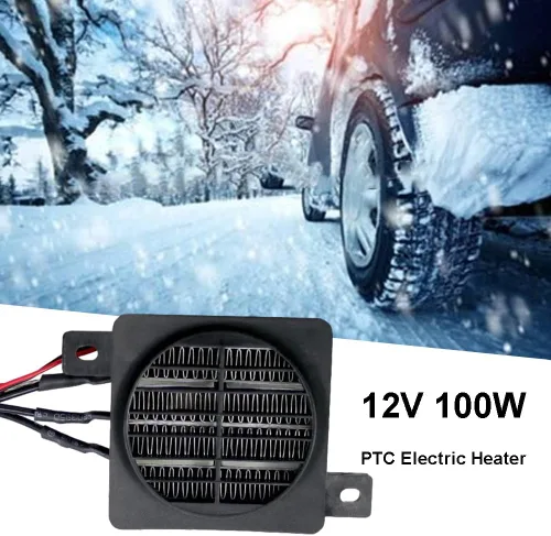 Vista 6 de Constant Tempeure PTC Calentador de ventilador eléctrico para coche pequeño espacio calefacción incubadora (12V 100W) para calentador humidificador