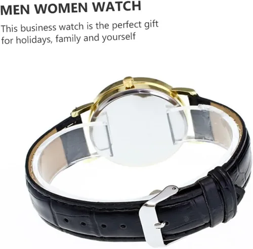 Vista 8 de Reloj de pulsera casual para hombre, 2 piezas, estilo casual, para hombre
