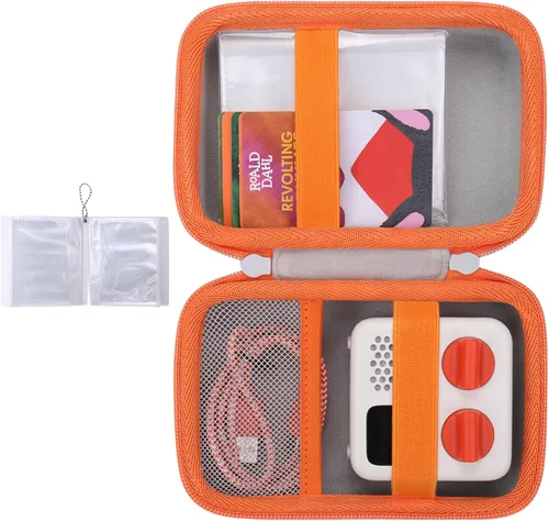 Vista 9 de Aenllosi Estuche rígido de transporte compatible con Yoto Player de 2ª/3ª generación, para niños, reproductor de audiolibros, reproductor de audio