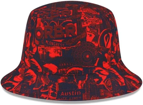 Vista 5 de F1 Red Bull Racing Edición Especial Austin GP Sombrero de pescador Rojo, Rojo