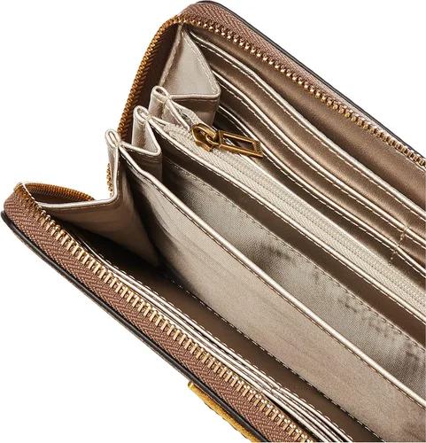 Vista 4 de GUESS Cartera grande con cremallera para mujer Noelle