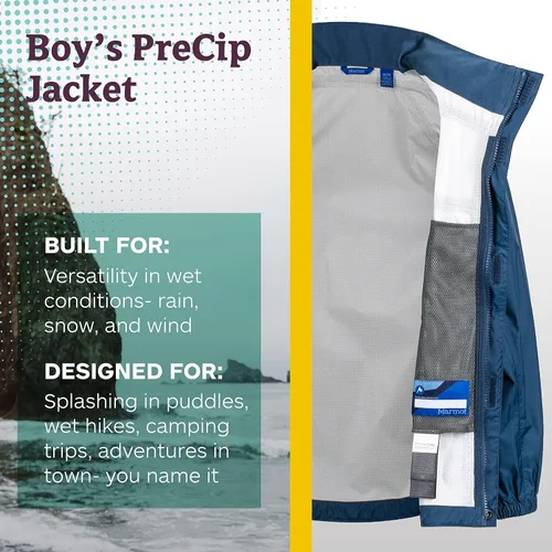 Vista 2 de Marmot Boy 's PrecipChaqueta para hombre