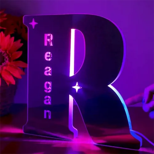 Vista 11 de Espejo de béisbol personalizado para pared, espejo personalizado con nombre de jugador de béisbol con luz LED, letrero de neón acrílico de béisbol