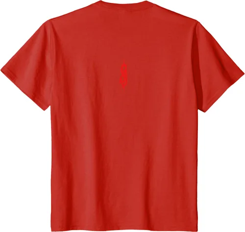 Vista 7 de Slipknot Tribal Calavera playera, niños 12, Rojo