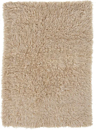 Vista 13 de Linon Flokati - Alfombra de 2 pies por 5 pies, 49.38 oz, borgoña