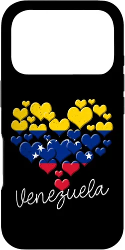 Vista 30 de Funda para iPhone 17 con diseño de corazón hispano con bandera venezolana con orgullo de Venezuela