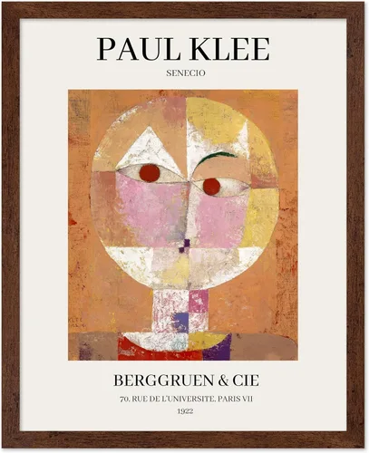 Vista 14 de Poster Master Póster vintage de Paul Klee – Impresión retro de cómicos – Arte de dibujo – Arte abstracto – Regalo para hombres y mujeres – Estilo-09