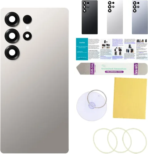 Vista 12 de Compatible con Samsung Galaxy Note 8 - Carcasa trasera de repuesto de cristal de 6.3 pulgadas, SM-N950, todos los portadores con manual de Negro