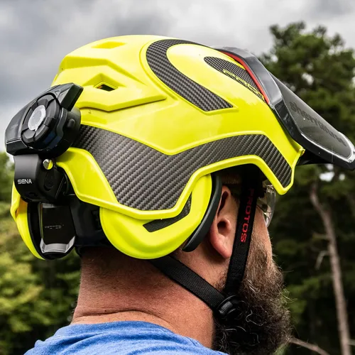 Vista 2 de Protos GmbH Casco Integral Arborist - Hi-Viz Amarillo y Carbono