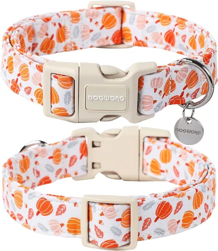 Vista 89 de DOGWONG Collar para perro de San Valentín, collar ajustable de algodón con corazón de caramelo azul, perfecto para perros pequeños a medianos