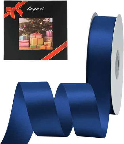 Vista 80 de Cinta de satén verde manzana de doble cara de color sólido de 1/2 pulgada x 25 yardas, cintas perfectas para manualidades, decoración de bodas