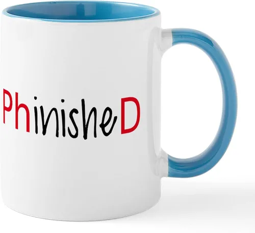 Vista 30 de CafePress Knitting Phd (Projects Half D Mug 11 oz (11.0 fl oz) Taza de café de cerámica