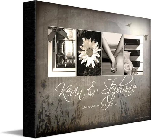 Vista 20 de Personal-Prints Stargazers - Arte romántico personalizado para pared, personalizado con tus nombres en el clásico Chevy 1954, aniversario, boda
