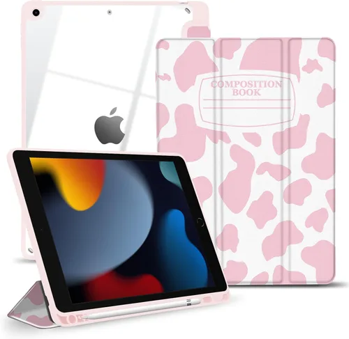 Vista 8 de Funda híbrida delgada para iPad de 9ª / 8ª / 7ª generación (2021/2020 / 2019) de 10.2 pulgadas – Funda a prueba de golpes con carcasa trasera