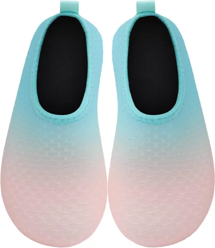 Vista 5 de Joinfree - Zapatos acuáticos de natación para niños y niñas, calcetines acuáticos de secado rápido, zapatos con sensación de pies descalzos