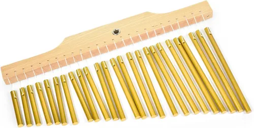 Vista 6 de ENNBOM Campanillas de barra con soporte ajustable para 25 notas 36 notas, campanillas de viento de una hilera, instrumento de percusión musical