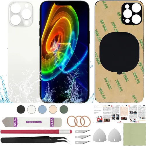 Vista 66 de Funda trasera de repuesto compatible con iPhone 8 de 4.7" + Herramientas profesionales (Gris espacial) Incluye herramientas profesionales, cinta