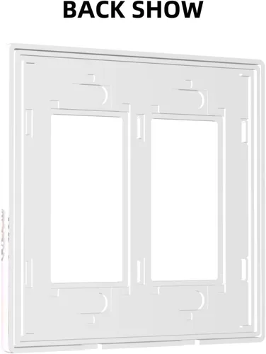 Vista 36 de Placa de Interruptor de Luz Azul de 1 Gang, Placa de Pared Decorativa de Palanca Individual, Cubierta de Placa de Pared de Palanca, Placa Frontal