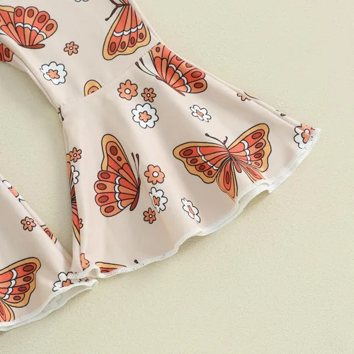 Vista 113 de Sejardin Ropa de verano para bebé y niña, recién nacida, manga corta, con letras, mameluco elástico con diadema
