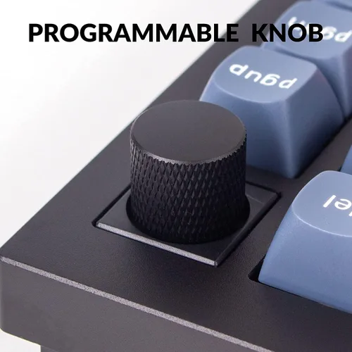 Vista 8 de Keychron Q1 QMKVIA - Perilla de teclado mecánico con cable, diseño en caliente del 75% macro programable personalizado con interruptor rojo Gateron