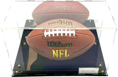 Vista 6 de Zapatos de fútbol vitrina caja soporte caja de deportes Memorabilia oro Riser espejo escaparate zapatillas