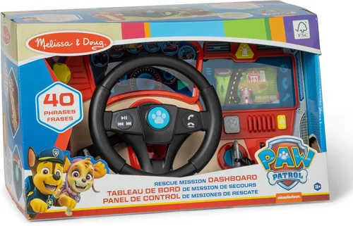 Vista 9 de Melissa & Doug PAW Patrol Rescue Mission Tablero de actividades de madera para niños, juguetes sensoriales para niños, juguete de conducción
