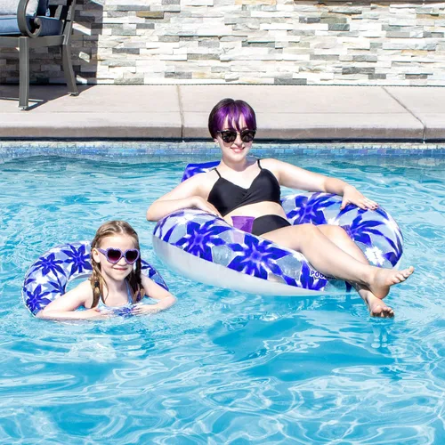 Vista 6 de Piscina inflable flotador con toldo Asiento mantiene bebé seguro y mamá close-by 8 – 24 meses