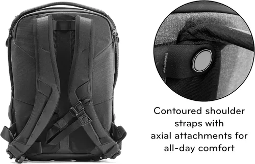 Vista 3 de Peak Design Mochila unisex para laptop para adultos, Negro, 20L