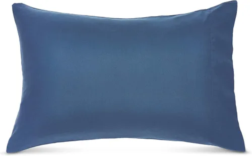 Vista 3 de Amazon Basics - Juego de edredón Twin/Twin XL con sábanas, juego de ropa de cama de 5 piezas, microfibra ligera azul Calvin a rayas, en una bolsa