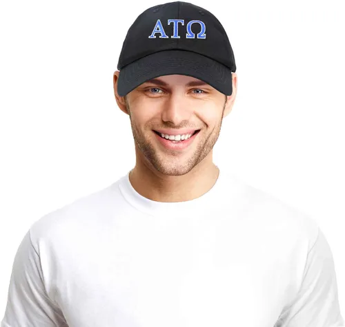 Vista 5 de DALIX Alpha Tau Omega - Gorra con letras griegas bordadas