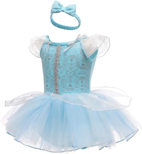 Vista 89 de Dressy Daisy Disfraz de princesa para bebé, disfraz de tutú de tul para cumpleaños, Halloween, traje con diadema