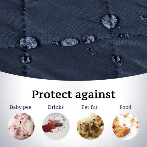 Vista 5 de Fundas de asiento de sofá de 1, 2, 3, 4 plazas, funda impermeable para silla reclinable, funda de cojín antideslizante para sofá, funda protectora