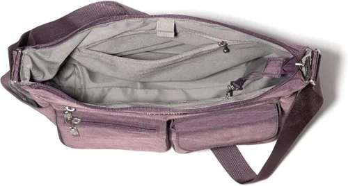 Vista 58 de Baggallini womens Everywhere Bagg Crossbody Women 11x9 Lightweight Nylon Hobo Water-resistant Travel Bag W/Rfid
