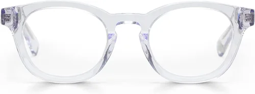 Vista 8 de eyebobs Waylaid Wide Traditional and Blue Light Reading Glasses Black & Demi Frente y Templos