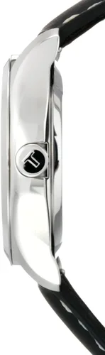 Vista 2 de Tissot Couturier - Reloj de cuarzo de acero inoxidable 316L para hombre color negro cuero 22 T0354461605102 Negro