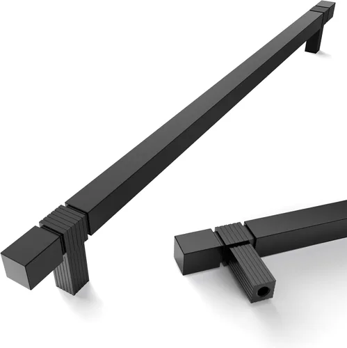Vista 23 de Asidrama - Paquete de 6 manijas de gabinete de cocina color níquel satinado cepillado de 3.75 pulgadas (96mm), tiradores para gabinete, accesorios