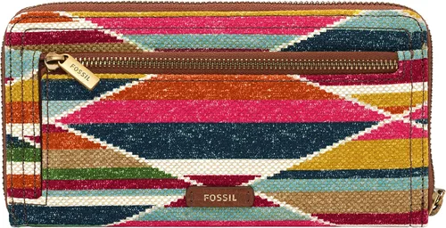 Vista 2 de Fossil Logan RFID Zip Around Clutch Wallet