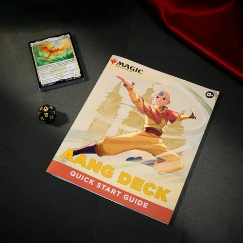 Vista 4 de Magic: The Gathering Avatar: The Last Airbender Caja para Principiantes Juego de cartas para 2 jugadores Incluye 2 mazos tutoriales, 8 medios