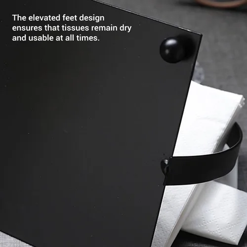 Vista 7 de Servilletero de mesa, elegante dispensador de servilletas de mesa con brazos pesados, servilletero de cóctel para el hogar, cocina, oficina