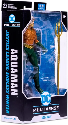 Vista 10 de McFarlane Toys DC Multiverse Aquaman (Endless Winter) Figura de acción de 7 pulgadas con accesorios