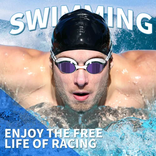Vista 6 de Whale Swimming Goggles Adult Swimming Goggles Swimming Training Goggles/Professional Swimming Competition Goggles